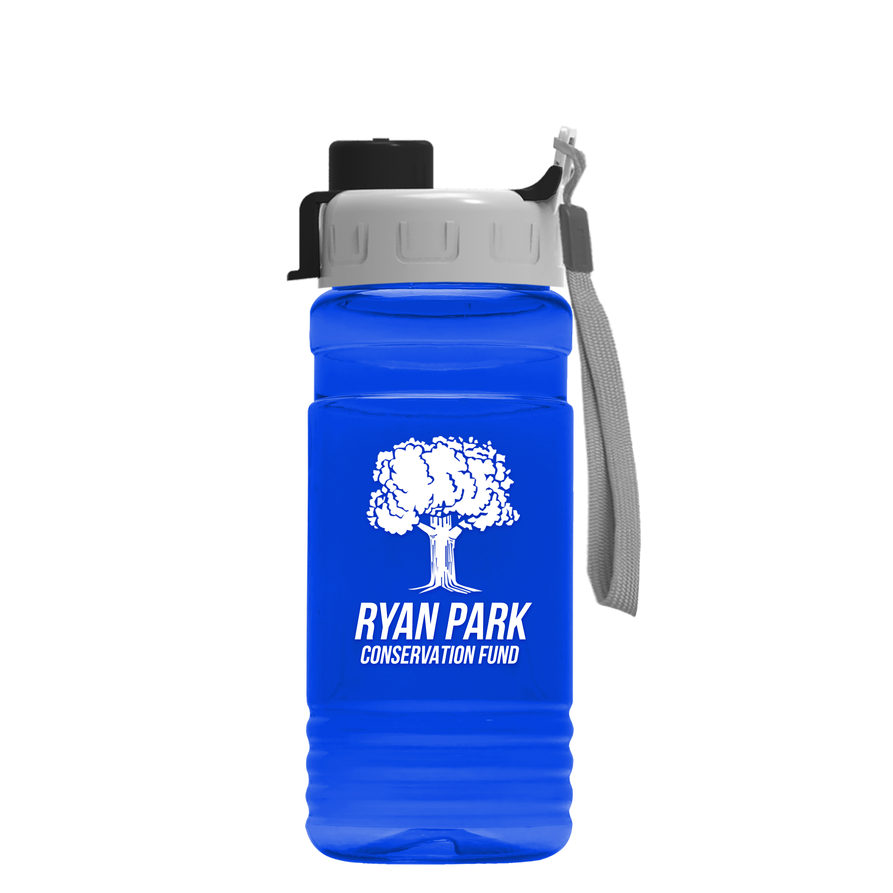 RPET Bottle with Quick-Snap Lid - 20 oz.